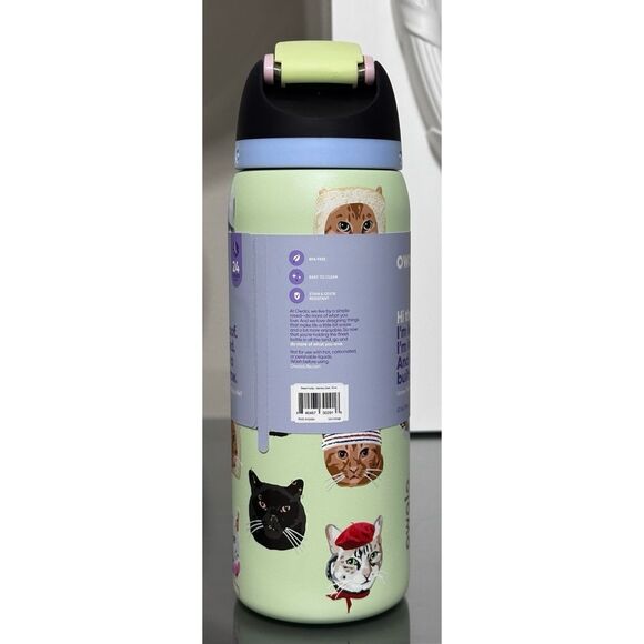 Owala 32oz Freesip Water Bottle, CAT COLLAGE - Picture 4 of 5